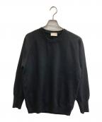 SANTIサンティ）の古着「カシミヤクルーネックニット」｜ブラック