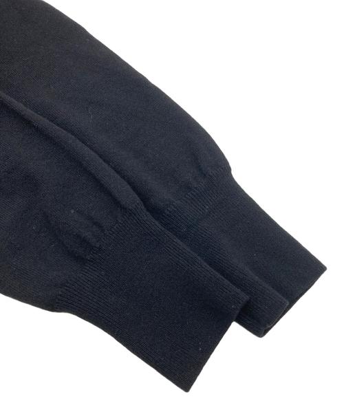 SANTI（サンティ）SANTI (サンティ) カシミヤクルーネックニット ブラック サイズ:52の古着・服飾アイテム