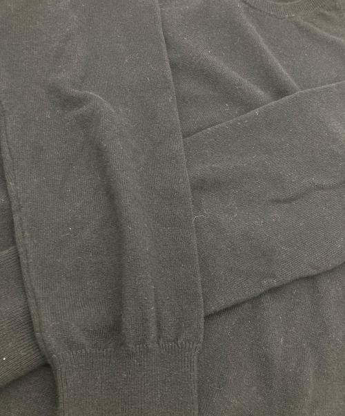 SANTI（サンティ）SANTI (サンティ) カシミヤクルーネックニット ブラック サイズ:52の古着・服飾アイテム