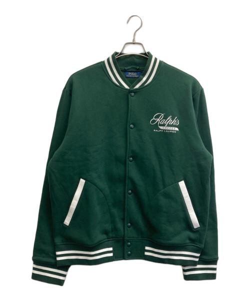 POLO RALPH LAUREN（ポロ・ラルフローレン）POLO RALPH LAUREN (ポロ・ラルフローレン) Ralph's Coffee ベースボールジャケット グリーン サイズ:Lの古着・服飾アイテム