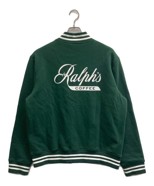 POLO RALPH LAUREN（ポロ・ラルフローレン）POLO RALPH LAUREN (ポロ・ラルフローレン) Ralph's Coffee ベースボールジャケット グリーン サイズ:Lの古着・服飾アイテム