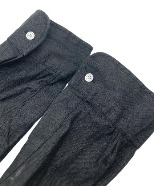 BROOKS BROTHERS（ブルックスブラザーズ）BROOKS BROTHERS (ブルックスブラザーズ) IRISH LINEN BD SHIRT リネンシャツ MADE IN JAPAN ブラック サイズ:15-33の古着・服飾アイテム