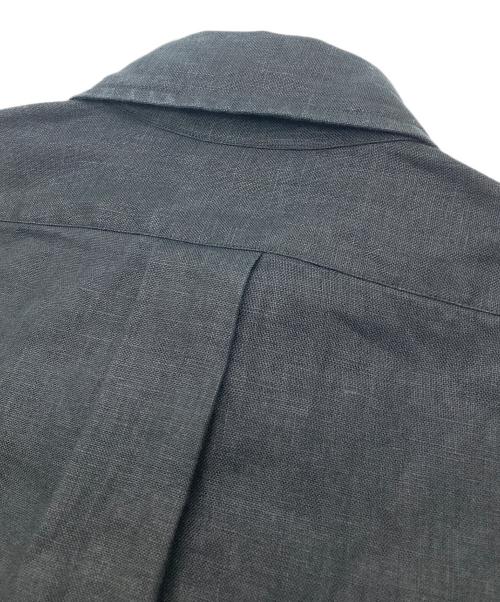 BROOKS BROTHERS（ブルックスブラザーズ）BROOKS BROTHERS (ブルックスブラザーズ) IRISH LINEN BD SHIRT リネンシャツ MADE IN JAPAN ブラック サイズ:15-33の古着・服飾アイテム