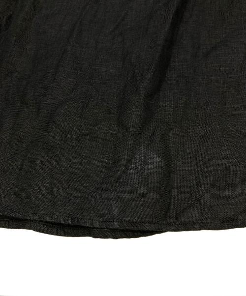 BROOKS BROTHERS（ブルックスブラザーズ）BROOKS BROTHERS (ブルックスブラザーズ) IRISH LINEN BD SHIRT リネンシャツ MADE IN JAPAN ブラック サイズ:15-33の古着・服飾アイテム