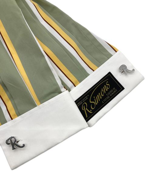 RAF SIMONS（ラフシモンズ）RAF SIMONS (ラフシモンズ) Busniess shirt with RS embroidery and label グリーン サイズ:Sの古着・服飾アイテム