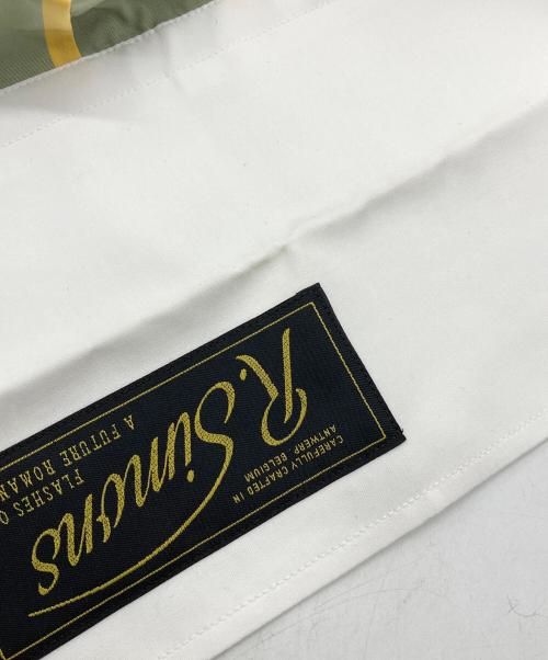 RAF SIMONS（ラフシモンズ）RAF SIMONS (ラフシモンズ) Busniess shirt with RS embroidery and label グリーン サイズ:Sの古着・服飾アイテム