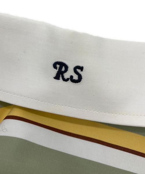 RAF SIMONS（ラフシモンズ）RAF SIMONS (ラフシモンズ) Busniess shirt with RS embroidery and label グリーン サイズ:Sの古着・服飾アイテム
