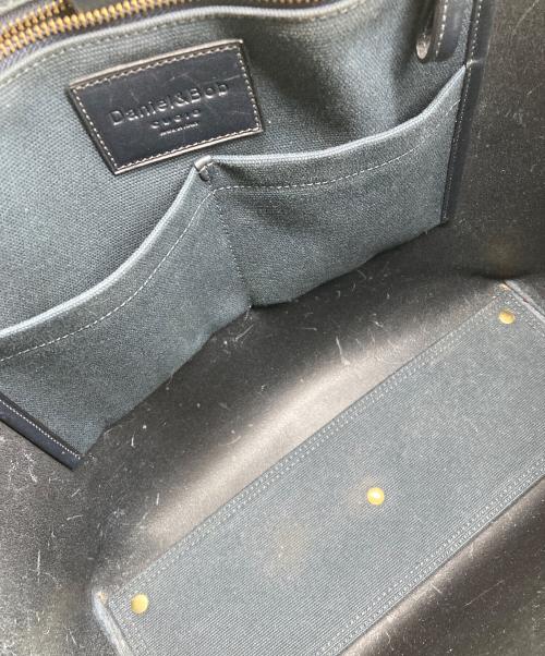 Daniel&Bob（ダニエル＆ボブ）Daniel&Bob (ダニエル＆ボブ) レザートートバッグ ブラックの古着・服飾アイテム