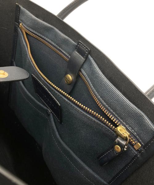 Daniel&Bob（ダニエル＆ボブ）Daniel&Bob (ダニエル＆ボブ) レザートートバッグ ブラックの古着・服飾アイテム