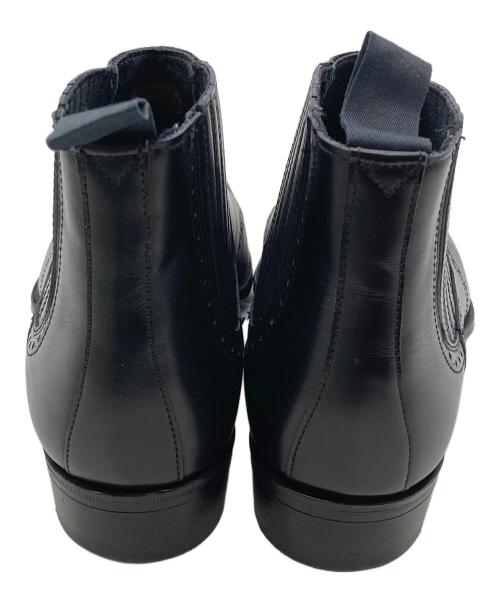 George Cleverley（ジョージクレバリ）George Cleverley (ジョージクレバリ) Fiennes レザーチェルシーブーツ ブラック サイズ:7 1/2の古着・服飾アイテム