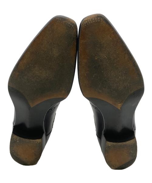 George Cleverley（ジョージクレバリ）George Cleverley (ジョージクレバリ) Fiennes レザーチェルシーブーツ ブラック サイズ:7 1/2の古着・服飾アイテム