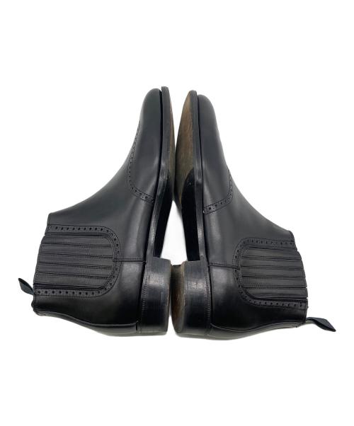 George Cleverley（ジョージクレバリ）George Cleverley (ジョージクレバリ) Fiennes レザーチェルシーブーツ ブラック サイズ:7 1/2の古着・服飾アイテム