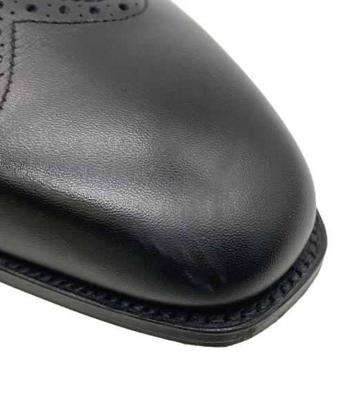 George Cleverley（ジョージクレバリ）George Cleverley (ジョージクレバリ) Fiennes レザーチェルシーブーツ ブラック サイズ:7 1/2の古着・服飾アイテム