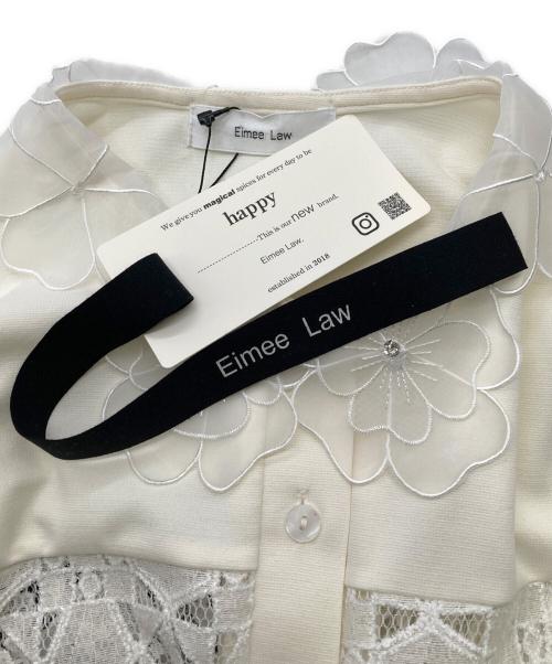 eimee law（エイミーロウ）Eimee Law (エイミーロウ) レースカラー ポロラガートップス ホワイト サイズ:FREEの古着・服飾アイテム