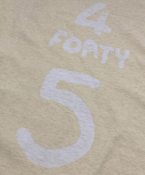 45rpm（45アールピーエム）45rpm (45アールピーエム) Tシャツ イエロー サイズ:Lの古着・服飾アイテム