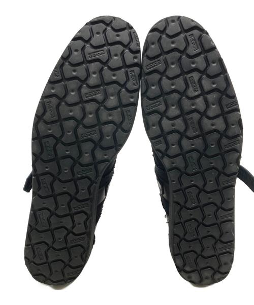 YOHJI YAMAMOTO（ヨウジヤマモト）YOHJI YAMAMOTO (ヨウジヤマモト) CANVAS/LEATHER STRAP SHOES ブラック サイズ:表記無し 約25～25.5の古着・服飾アイテム