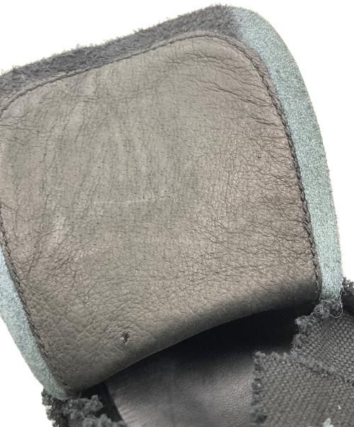 YOHJI YAMAMOTO（ヨウジヤマモト）YOHJI YAMAMOTO (ヨウジヤマモト) CANVAS/LEATHER STRAP SHOES ブラック サイズ:表記無し 約25～25.5の古着・服飾アイテム