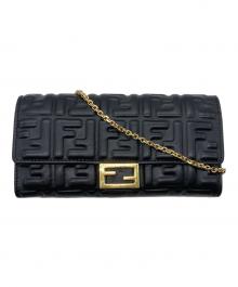 FENDI（フェンディ）の古着「チェーンウォレット」｜ブラック