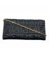 FENDI (フェンディ) チェーンウォレット ブラック：80000円