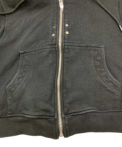 BLR（ビーエルアール）BLR (ビーエルアール) ブラック クロップドパーカー フード ブラック サイズ:Mの古着・服飾アイテム