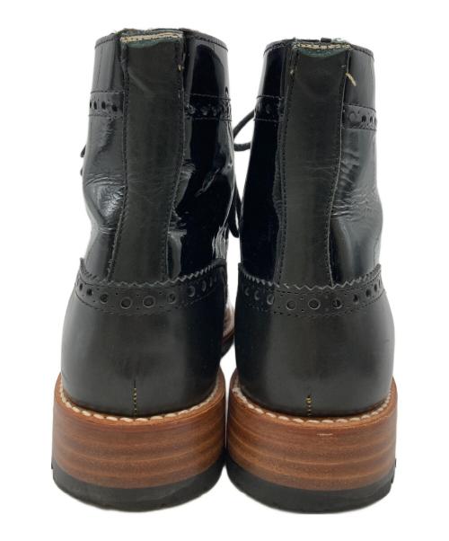 Caminando（カミナンド）Caminando (カミナンド) レースアップブーツ ブラック サイズ:9の古着・服飾アイテム