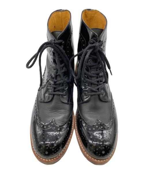 Caminando（カミナンド）Caminando (カミナンド) レースアップブーツ ブラック サイズ:9の古着・服飾アイテム