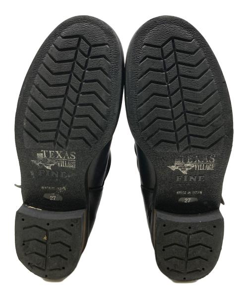 TEXAS Village（テキサスヴィレッジ）TEXAS VILLAGE (テキサスヴィレッジ) エンジニアブーツ ブラック サイズ:27の古着・服飾アイテム