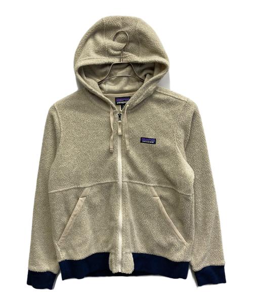 Patagonia（パタゴニア）Patagonia (パタゴニア) ウィメンズ・シアーリング・フーディ ベージュ サイズ:Mの古着・服飾アイテム
