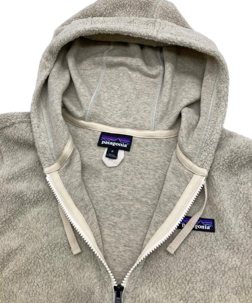 Patagonia（パタゴニア）Patagonia (パタゴニア) ウィメンズ・シアーリング・フーディ ベージュ サイズ:Mの古着・服飾アイテム