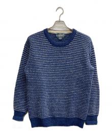 WOOLRICH（ウールリッチ）の古着「バーズアイニット」｜ネイビー