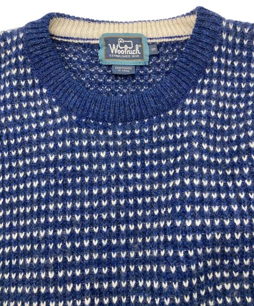 WOOLRICH（ウールリッチ）WOOLRICH (ウールリッチ) バーズアイニット ネイビー サイズ:Sの古着・服飾アイテム