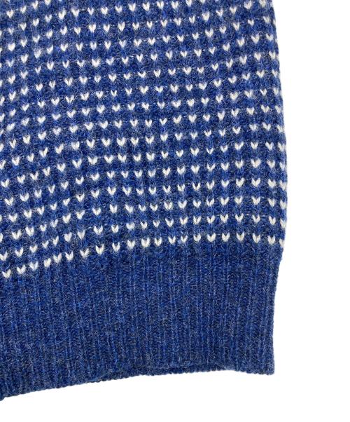 WOOLRICH（ウールリッチ）WOOLRICH (ウールリッチ) バーズアイニット ネイビー サイズ:Sの古着・服飾アイテム