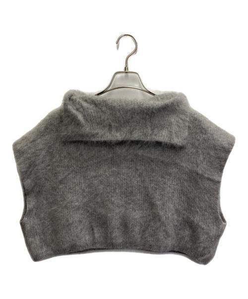 Spick and Span（スピック＆スパン）Spick and Span (スピック＆スパン) クロップドファーニットベスト グレー サイズ:不明の古着・服飾アイテム