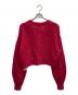 Demi-Luxe BEAMS (デミルクス ビームス) アルパカ Vネック ニット レッド サイズ:FREE 未使用品：6000円