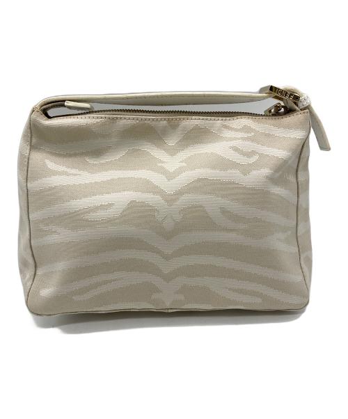 FENDI（フェンディ）FENDI (フェンディ) ゼブラ柄ハンドバッグ ベージュの古着・服飾アイテム