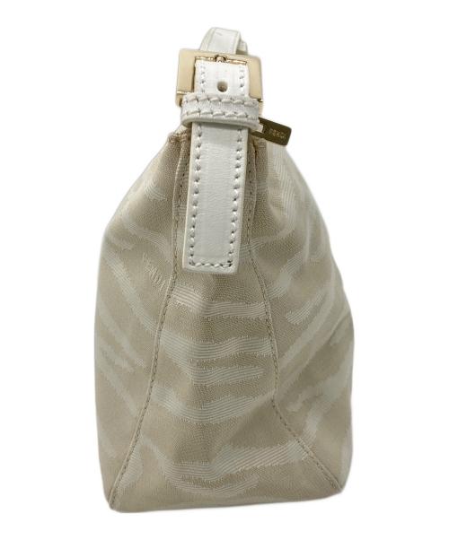 FENDI（フェンディ）FENDI (フェンディ) ゼブラ柄ハンドバッグ ベージュの古着・服飾アイテム