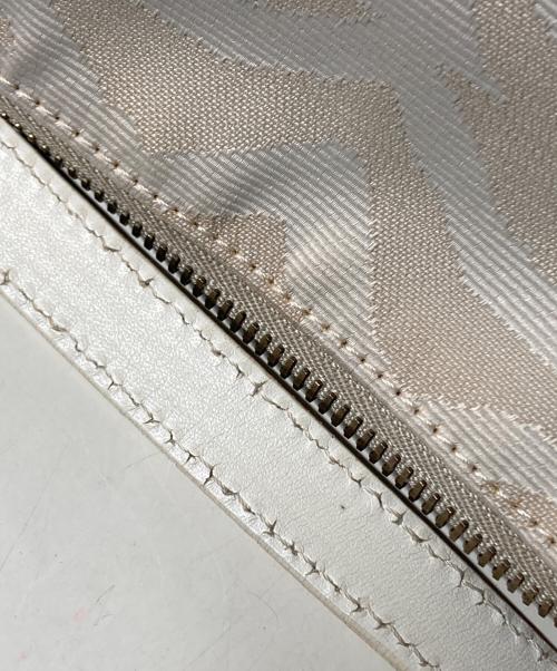 FENDI（フェンディ）FENDI (フェンディ) ゼブラ柄ハンドバッグ ベージュの古着・服飾アイテム