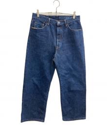 Hysteric Glamour（ヒステリックグラマー）の古着「リジットデニム ストレートバギーパンツ」｜インディゴ