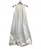 TODAYFULトゥデイフル）の古着「Backslit Balloon Dress」｜ホワイト