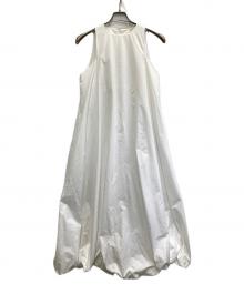 TODAYFUL（トゥデイフル）の古着「Backslit Balloon Dress」｜ホワイト