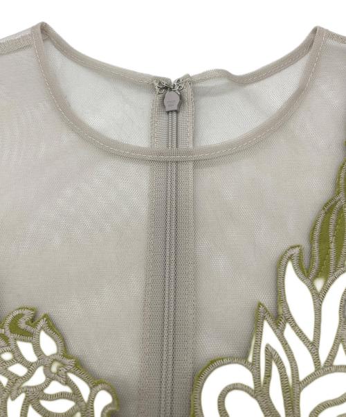 Ameri（アメリ）AMERI (アメリ) UND RENEE CUTWORK DRESS グリーン サイズ:Sの古着・服飾アイテム