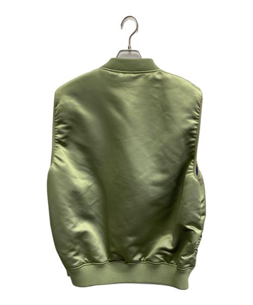 VANS（ヴァンズ）VANS (ヴァンズ) BILLY'S EXCLUSIVE JOCKEY BOMBER VEST グリーン サイズ:Lの古着・服飾アイテム