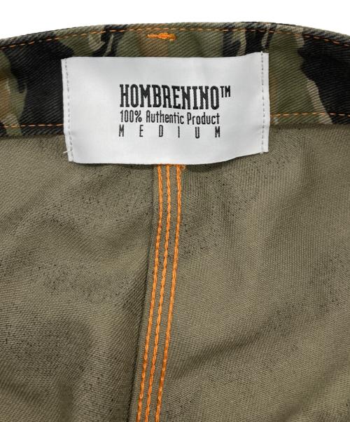 Hombre Nino（オンブレニーニョ）Hombre Nino (オンブレニーニョ) CAMO DOUBLE KNEE PANTS グリーン サイズ:Mの古着・服飾アイテム