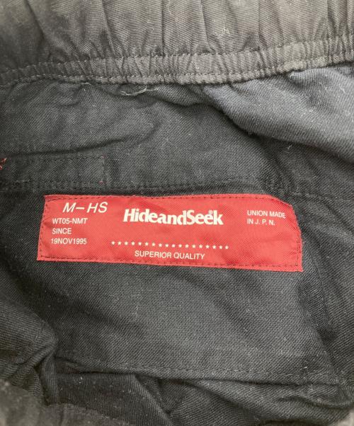 HIDE AND SEEK（ハイドアンドシーク）HIDE AND SEEK (ハイドアンドシーク) Nylon Track Pant ブラック サイズ:Mの古着・服飾アイテム