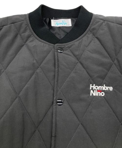 Hombre Nino（オンブレニーニョ）Hombre Nino (オンブレニーニョ) QUILTING JACKET グレー サイズ:Lの古着・服飾アイテム