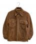RANCHER by SCHOTT BROS.（ショット）の古着「ヴィンテージ スウェードレザージャケット」｜ブラウン
