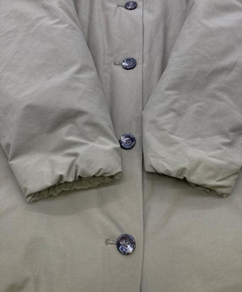 YARRA（ヤラ）YARRA (ヤラ) エアコンダウンノーカラーコート ベージュ サイズ:Freeの古着・服飾アイテム