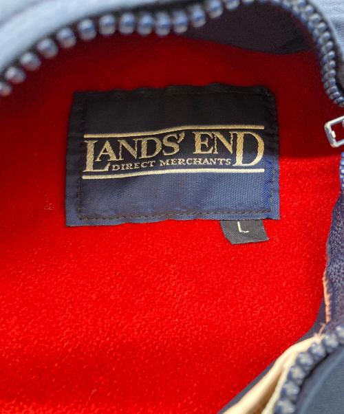 LAND'S END（ランズエンド）LAND'S END (ランズエンド) リバーシブルプルオーバージャケット ネイビー サイズ:Lの古着・服飾アイテム