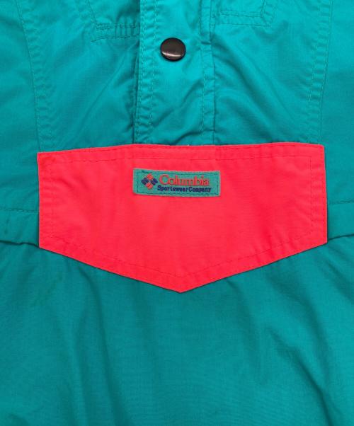 Columbia（コロンビア）Columbia (コロンビア) プルオーバージャケット グリーン サイズ:Mの古着・服飾アイテム