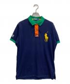 POLO RALPH LAURENポロ・ラルフローレン）の古着「BIG ポニーポロシャツ」｜ネイビー